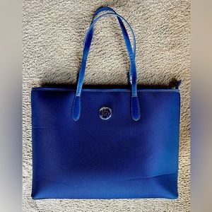 NWOT JOY MANGANO SHOULDER BAG/TOTE. Vivid Blue. Roomy!! 14” x 10.5” x 6.25”!!